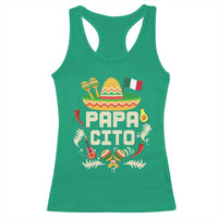 Mexican Dad Racerback Tank Top Papa Cito Latino Fathers Day Gift Mexican Pride