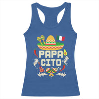 Mexican Dad Racerback Tank Top Papa Cito Latino Fathers Day Gift Mexican Pride