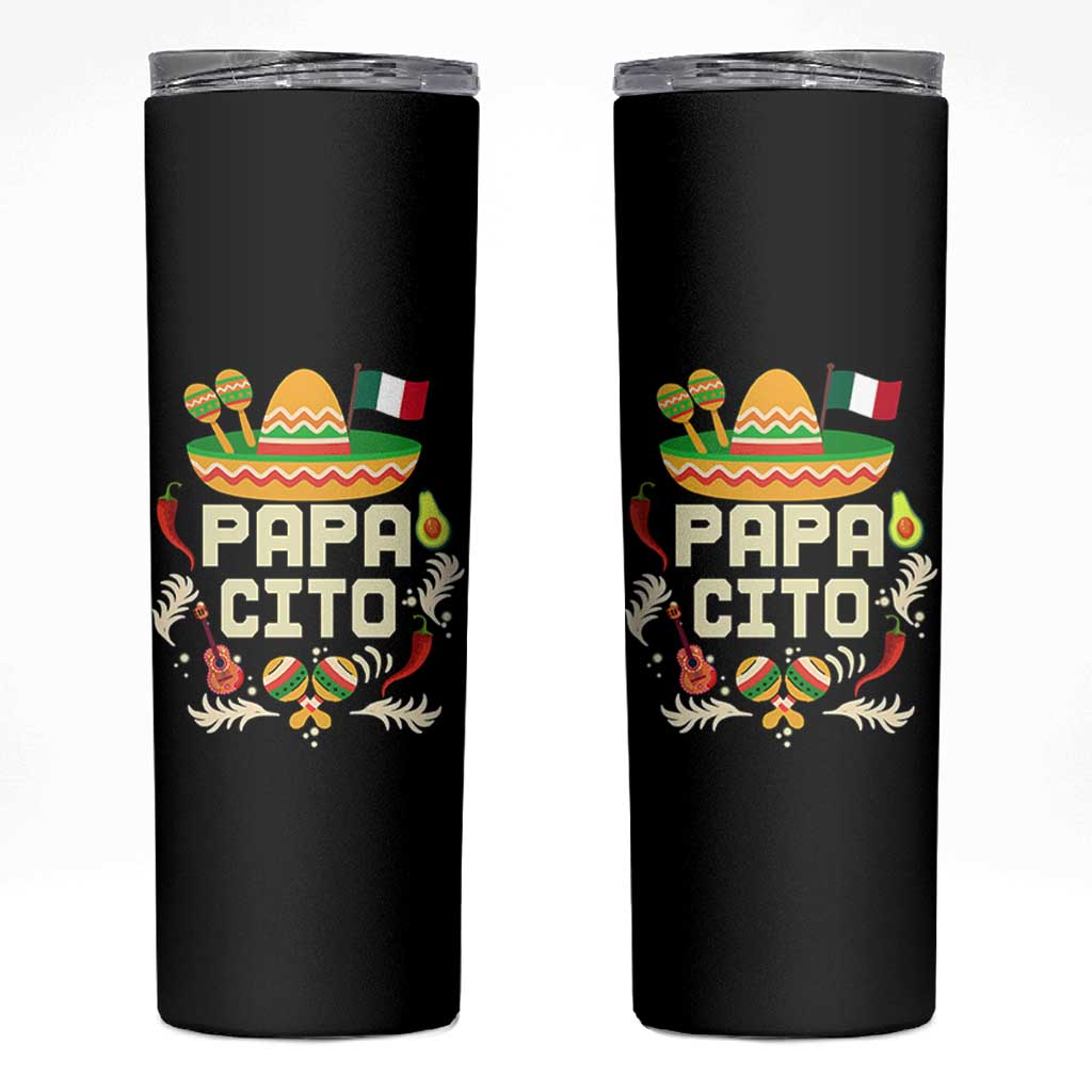 Mexican Dad Skinny Tumbler Papa Cito Latino Fathers Day Gift Mexican Pride