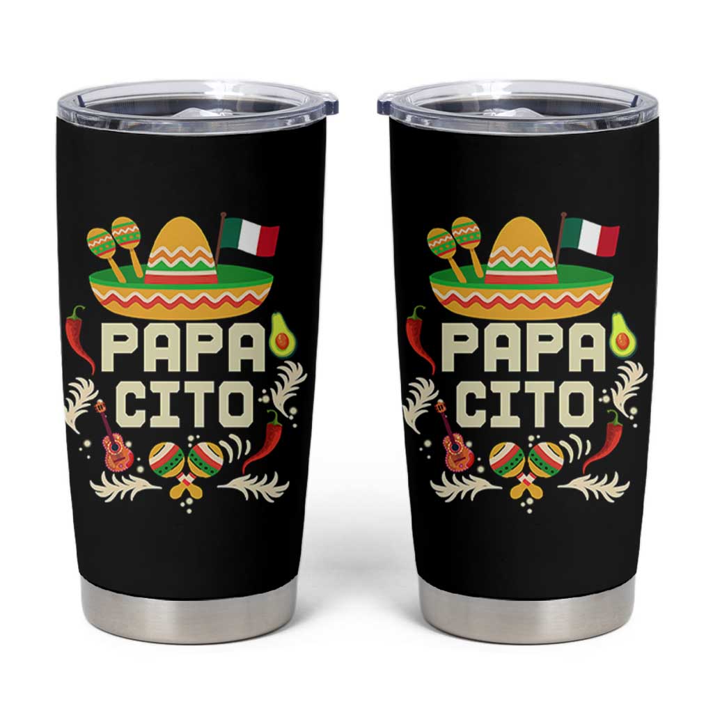 Mexican Dad Tumbler Cup Papa Cito Latino Fathers Day Gift Mexican Pride
