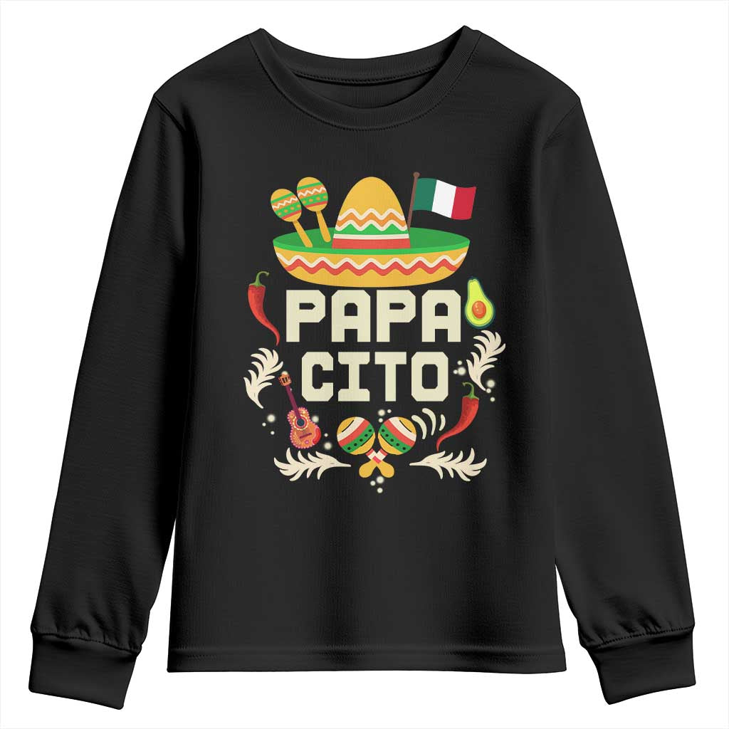 Mexican Dad Youth Sweatshirt Papa Cito Latino Fathers Day Gift Mexican Pride