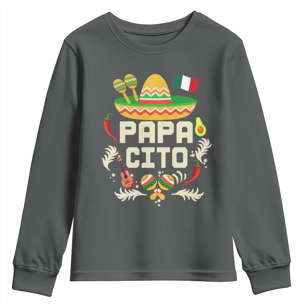 Mexican Dad Youth Sweatshirt Papa Cito Latino Fathers Day Gift Mexican Pride