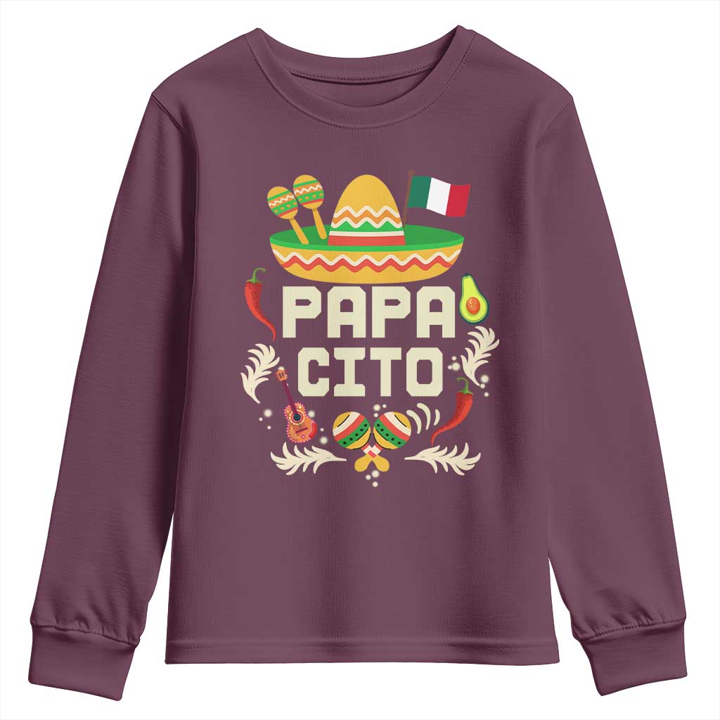 Mexican Dad Youth Sweatshirt Papa Cito Latino Fathers Day Gift Mexican Pride