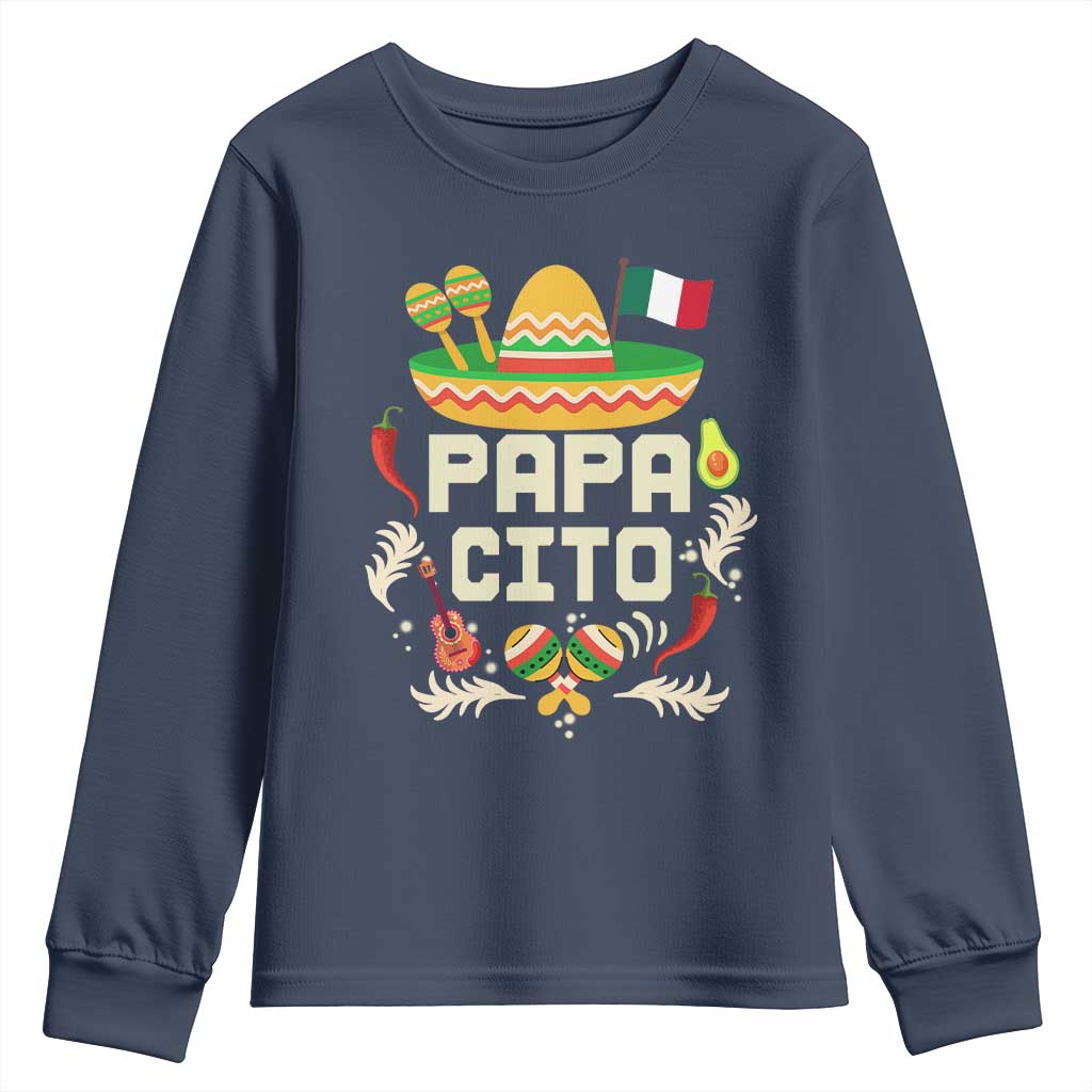 Mexican Dad Youth Sweatshirt Papa Cito Latino Fathers Day Gift Mexican Pride
