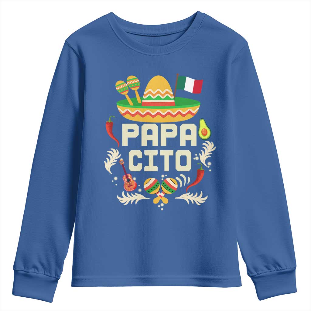 Mexican Dad Youth Sweatshirt Papa Cito Latino Fathers Day Gift Mexican Pride