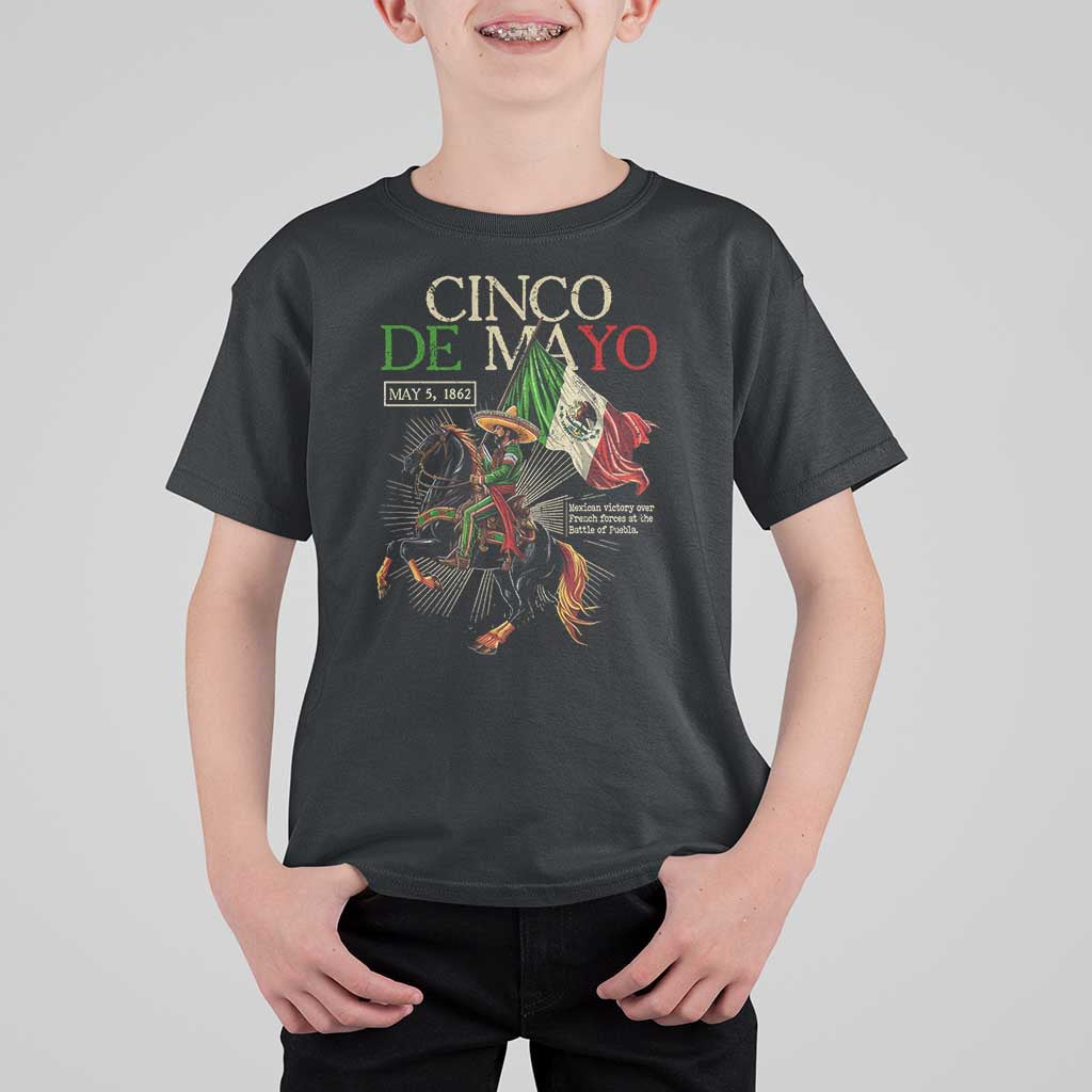 Battle of Puebla Cinco De Mayo T Shirt For Kid May 5 1862 Mexican History