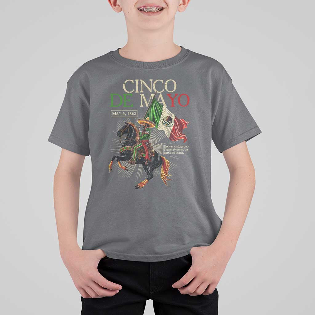 Battle of Puebla Cinco De Mayo T Shirt For Kid May 5 1862 Mexican History