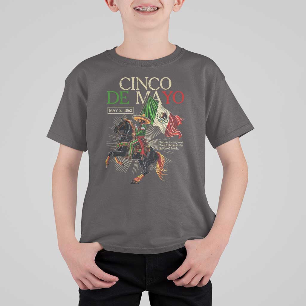 Battle of Puebla Cinco De Mayo T Shirt For Kid May 5 1862 Mexican History