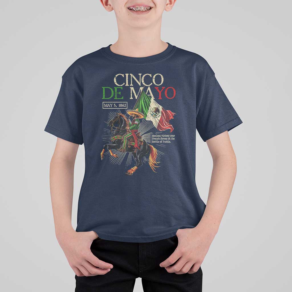 Battle of Puebla Cinco De Mayo T Shirt For Kid May 5 1862 Mexican History