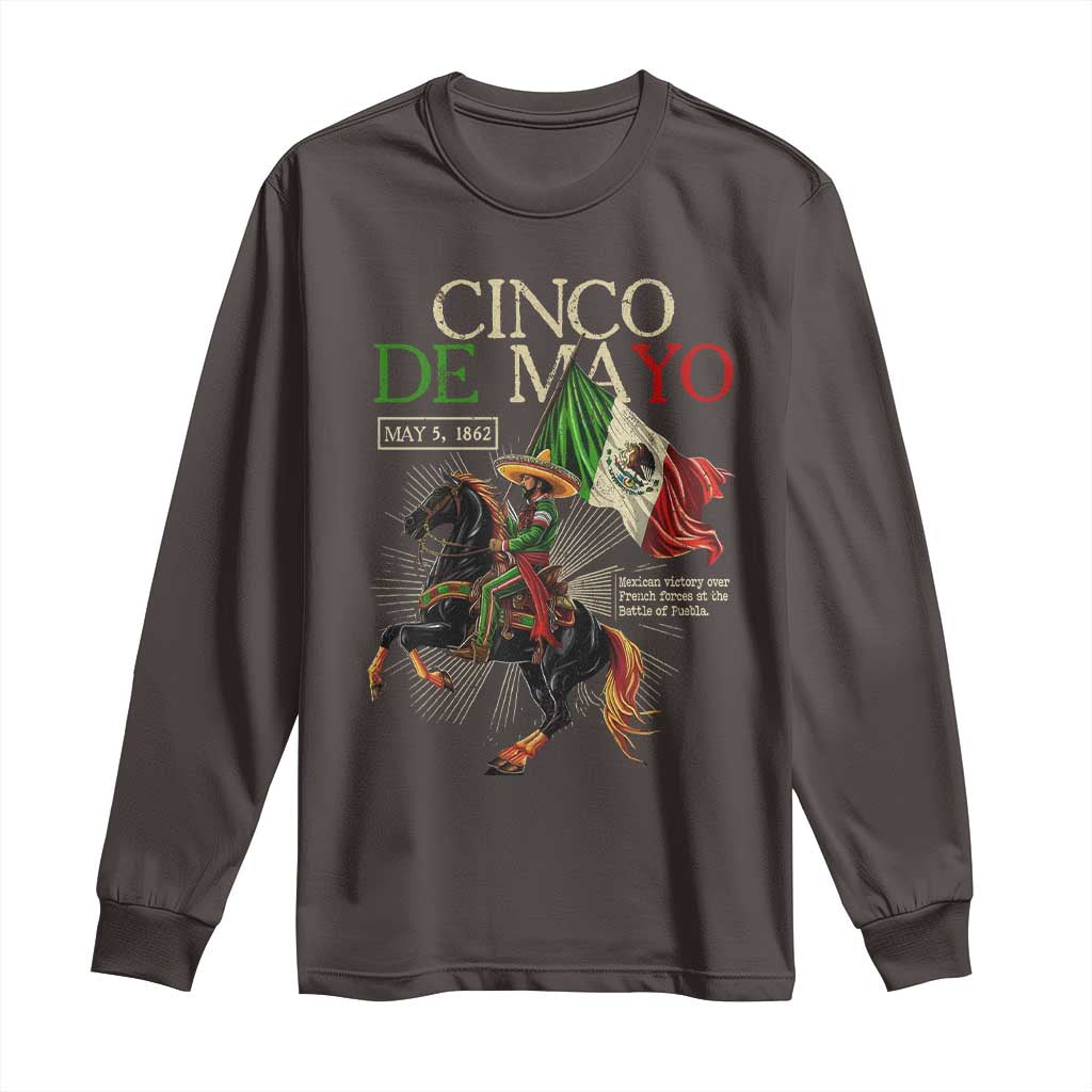Battle of Puebla Cinco De Mayo Long Sleeve Shirt May 5 1862 Mexican History