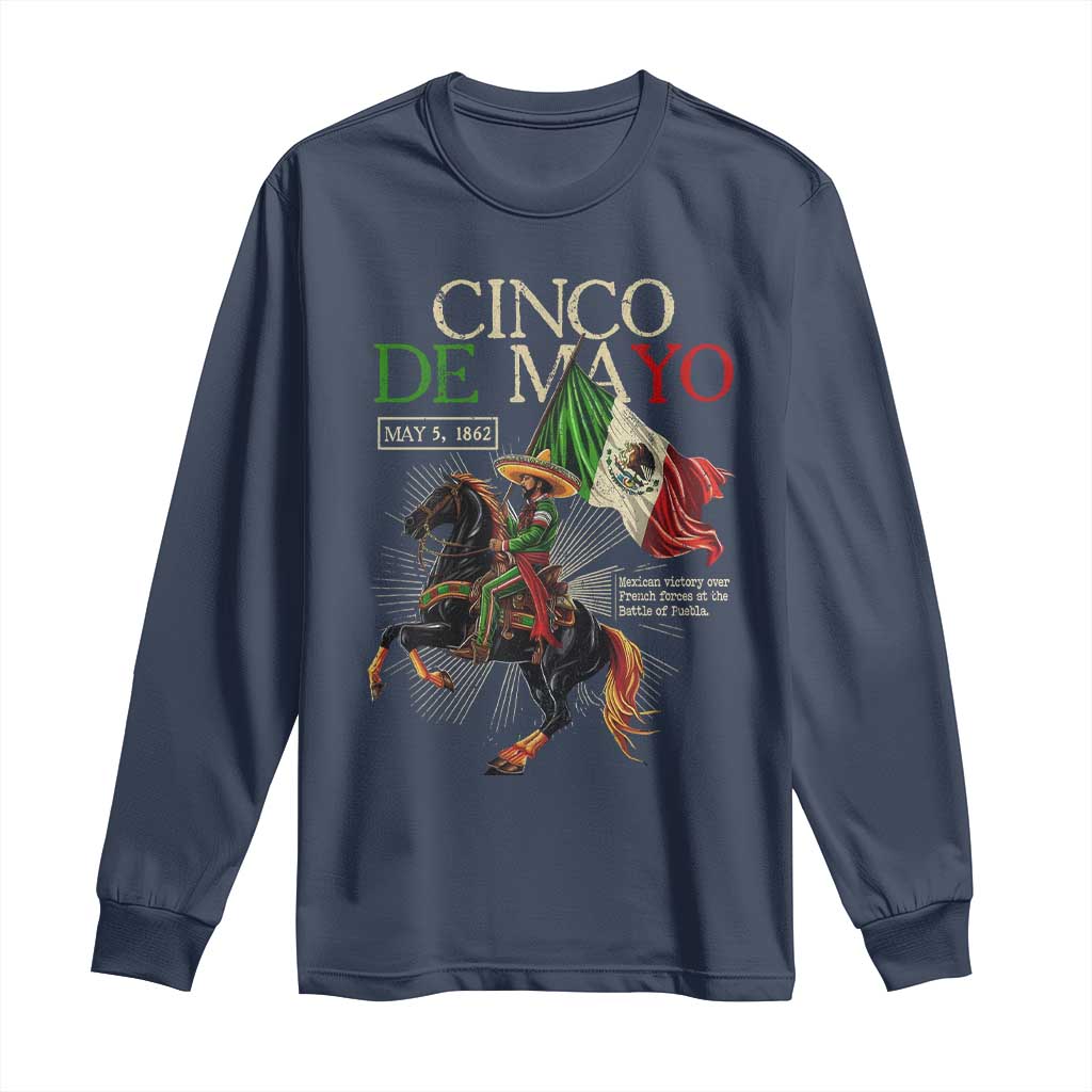 Battle of Puebla Cinco De Mayo Long Sleeve Shirt May 5 1862 Mexican History