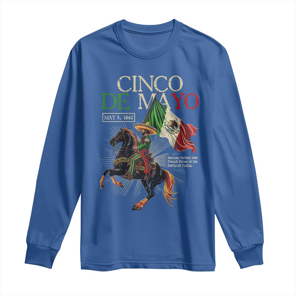 Battle of Puebla Cinco De Mayo Long Sleeve Shirt May 5 1862 Mexican History