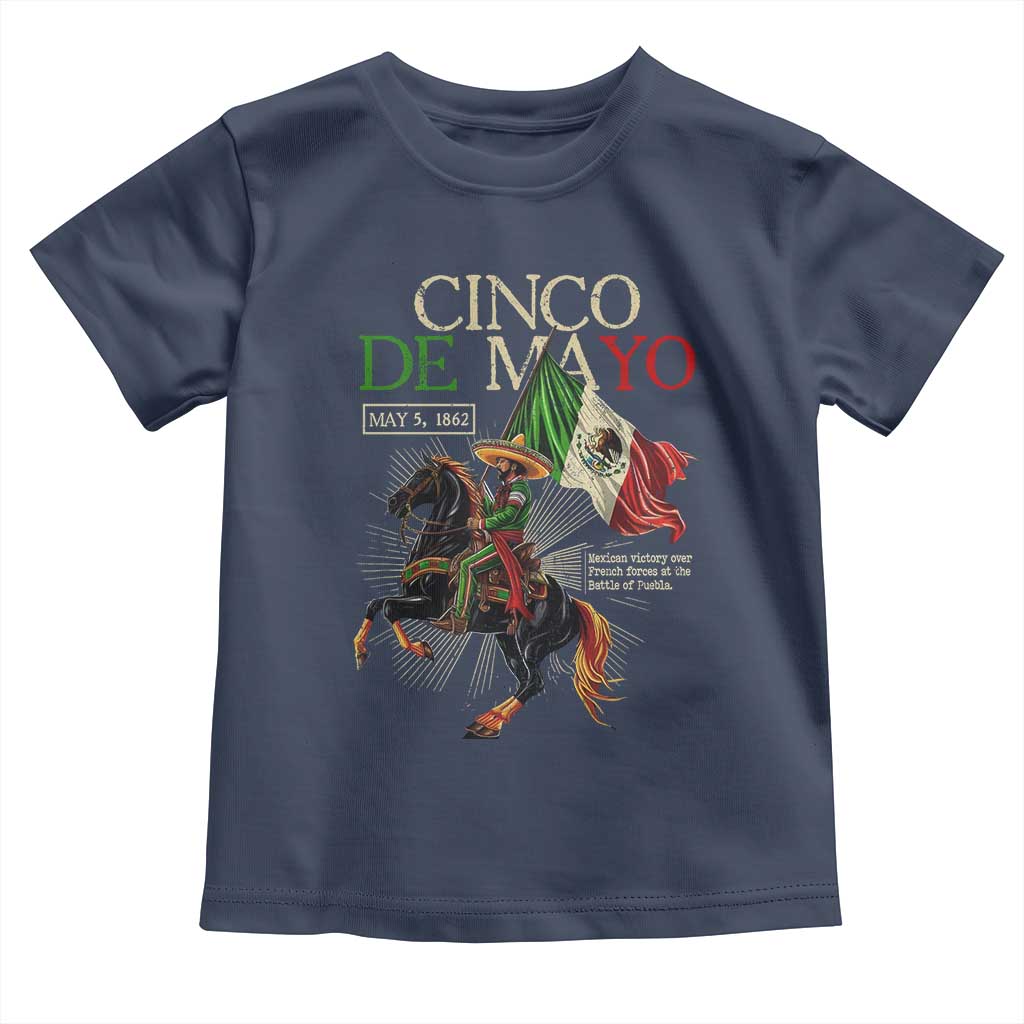 Battle of Puebla Cinco De Mayo Toddler T Shirt May 5 1862 Mexican History