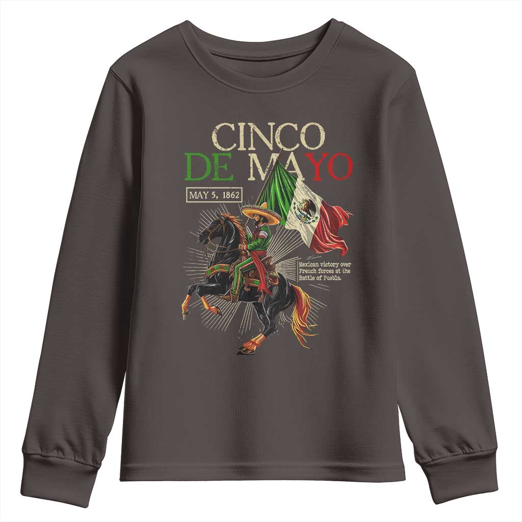 Battle of Puebla Cinco De Mayo Youth Sweatshirt May 5 1862 Mexican History