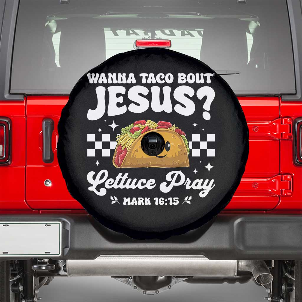 Wanna Taco Bout Jesus Cinco de Mayo Spare Tire Cover Funny Religious Christian