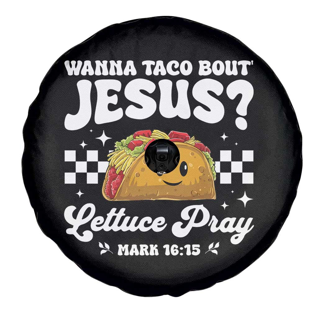 Wanna Taco Bout Jesus Cinco de Mayo Spare Tire Cover Funny Religious Christian