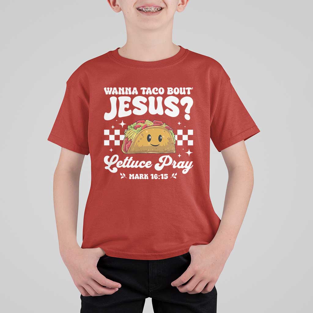 Wanna Taco Bout Jesus Cinco de Mayo T Shirt For Kid Funny Religious Christian