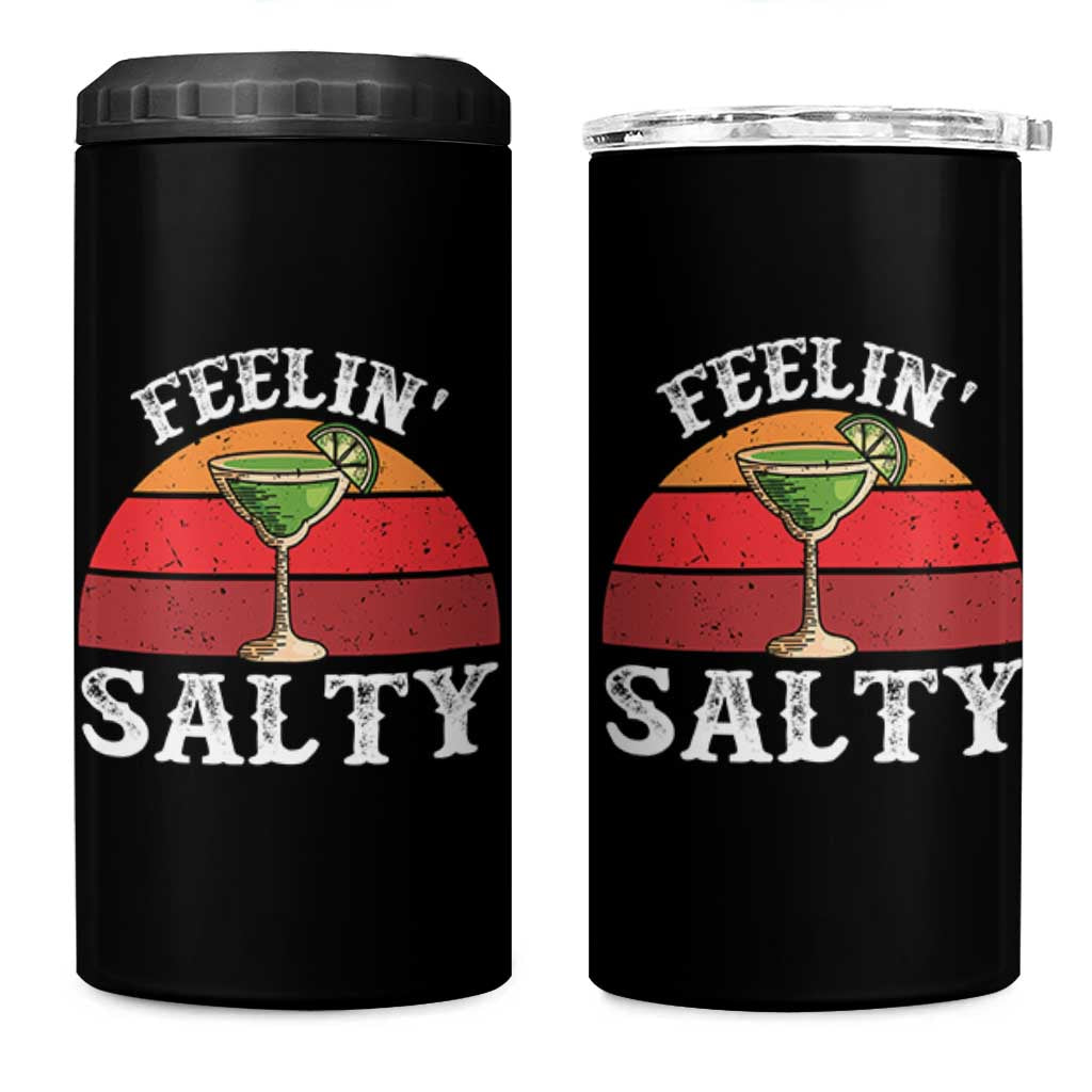 Margarita 4 in 1 Can Cooler Tumbler Cinco De Mayo Feeling Salty Funny Mexican