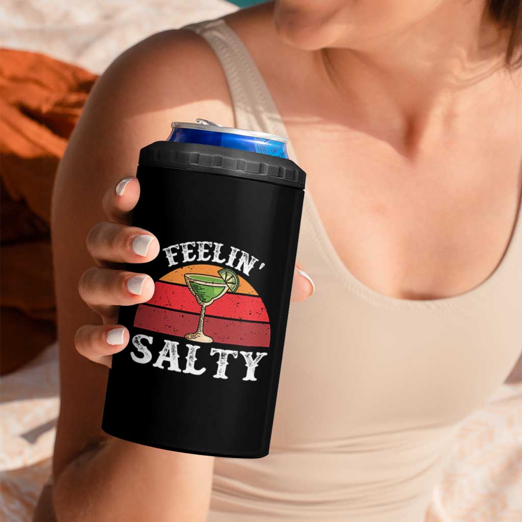Margarita 4 in 1 Can Cooler Tumbler Cinco De Mayo Feeling Salty Funny Mexican