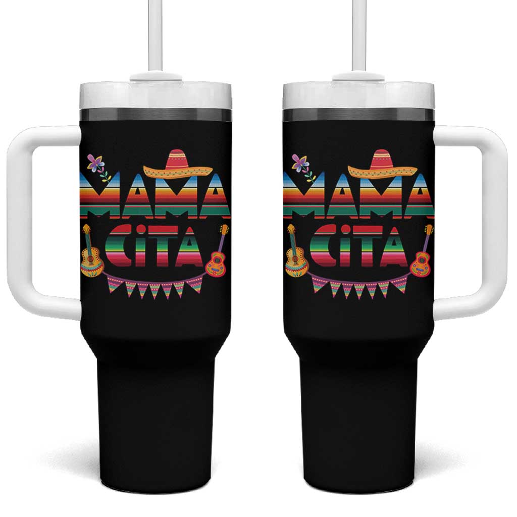 Mama Cita Tumbler With Handle Mexican Mom Latina Mothers Day Gift