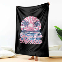Cabo San Lucas Mexico Throw Blanket Vintage Retro Beach Summer Vacation Family Trip - Wonder Print Shop