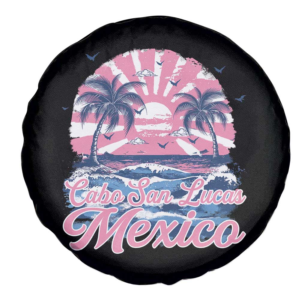 Cabo San Lucas Mexico Spare Tire Cover Vintage Retro Beach Summer Vacation Family Trip - Wonder Print Shop