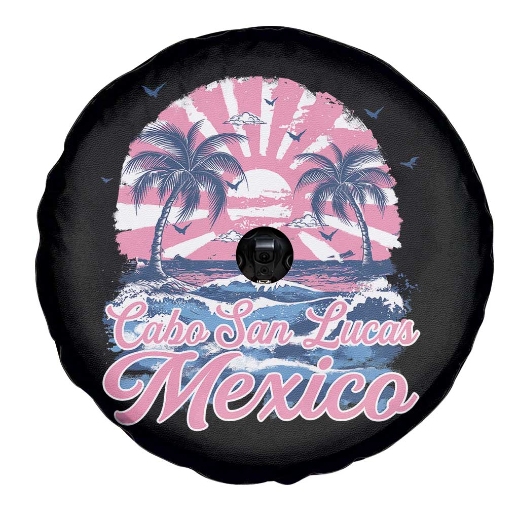 Cabo San Lucas Mexico Spare Tire Cover Vintage Retro Beach Summer Vacation Family Trip - Wonder Print Shop