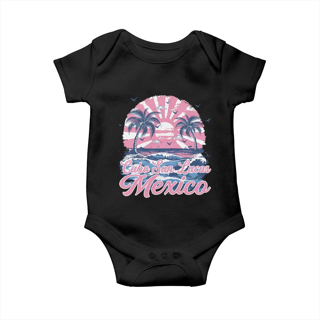 Cabo San Lucas Mexico Baby Onesie Vintage Retro Beach Summer Vacation Family Trip - Wonder Print Shop