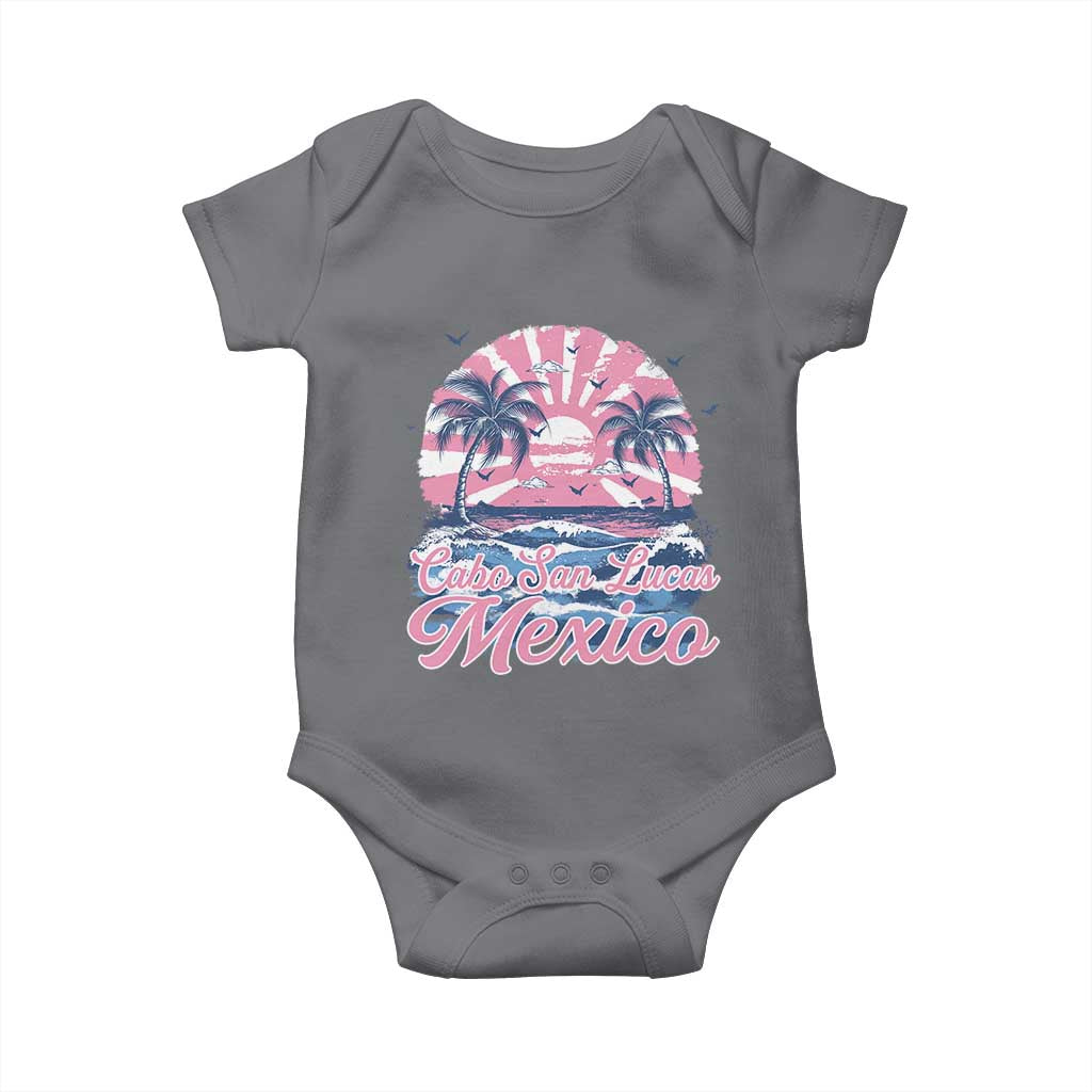Cabo San Lucas Mexico Baby Onesie Vintage Retro Beach Summer Vacation Family Trip - Wonder Print Shop