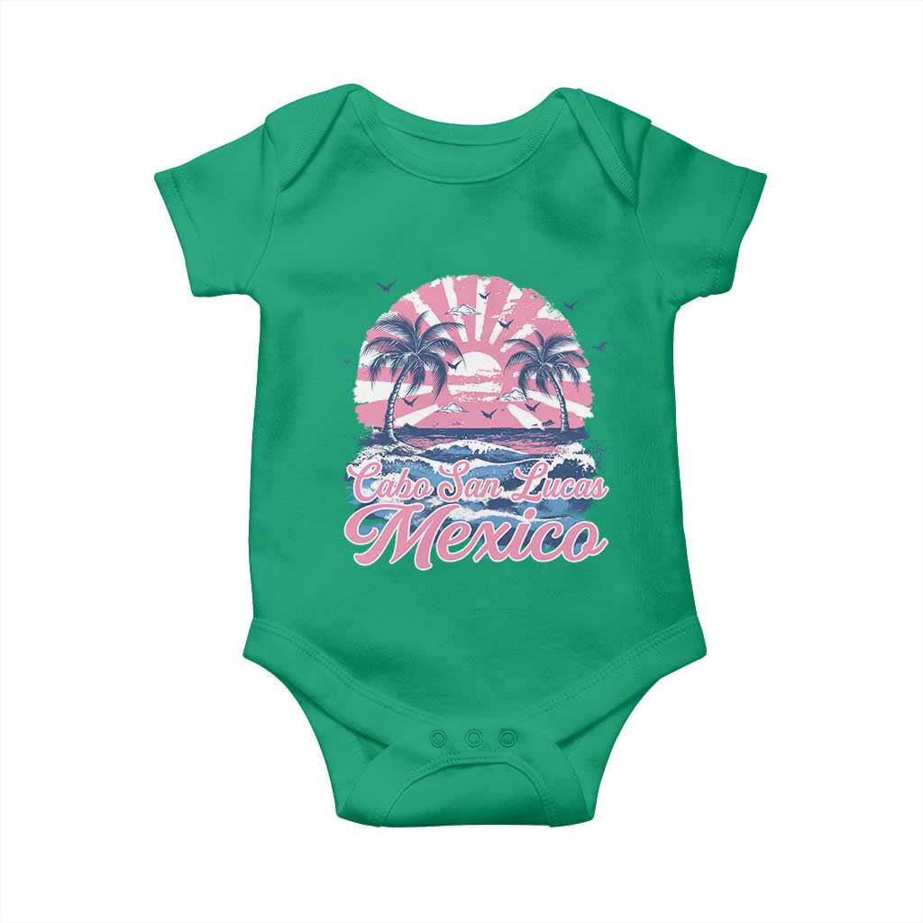 Cabo San Lucas Mexico Baby Onesie Vintage Retro Beach Summer Vacation Family Trip - Wonder Print Shop