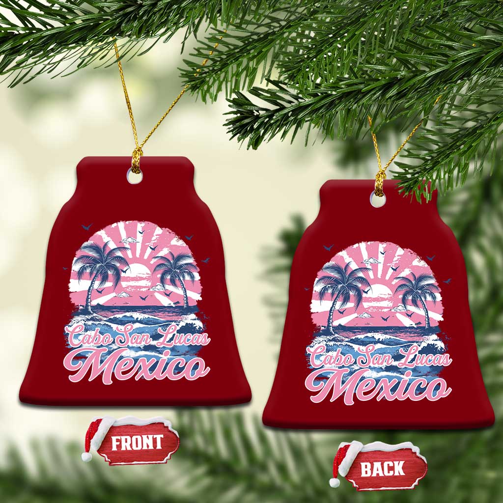 Cabo San Lucas Mexico Ceramic Ornament Vintage Retro Beach Summer Vacation Family Trip - Wonder Print Shop
