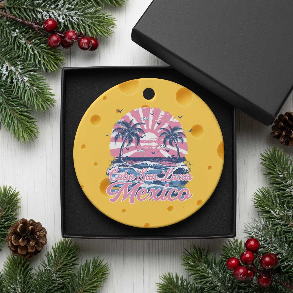 Cabo San Lucas Mexico Ceramic Ornament Vintage Retro Beach Summer Vacation Family Trip - Wonder Print Shop