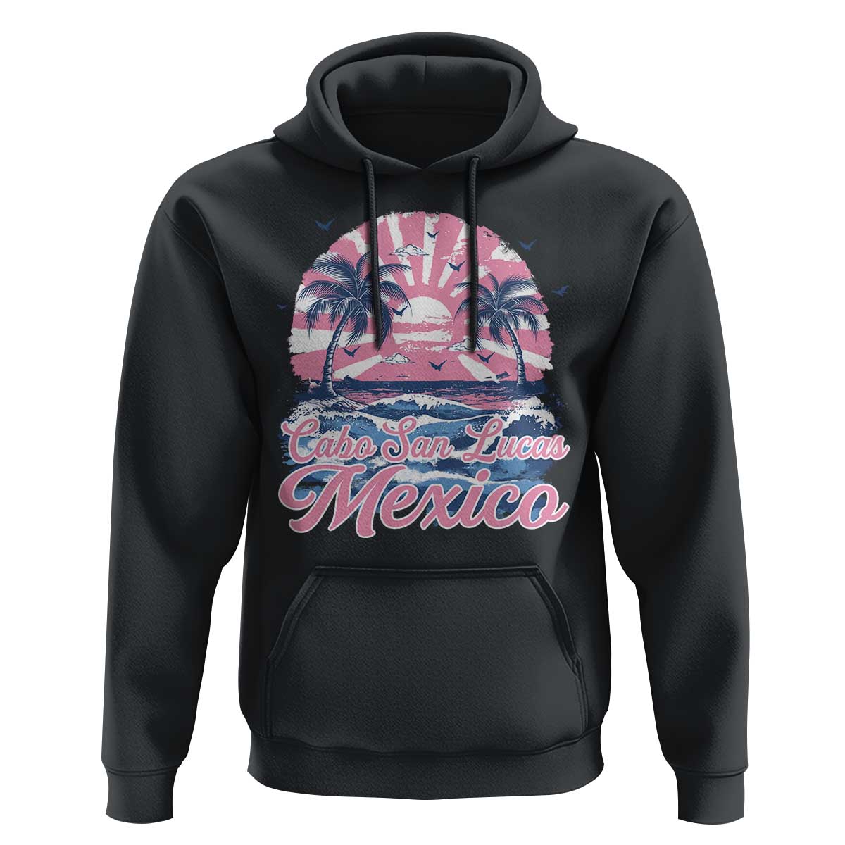 Cabo San Lucas Mexico Hoodie Vintage Retro Beach Summer Vacation Family Trip - Wonder Print Shop
