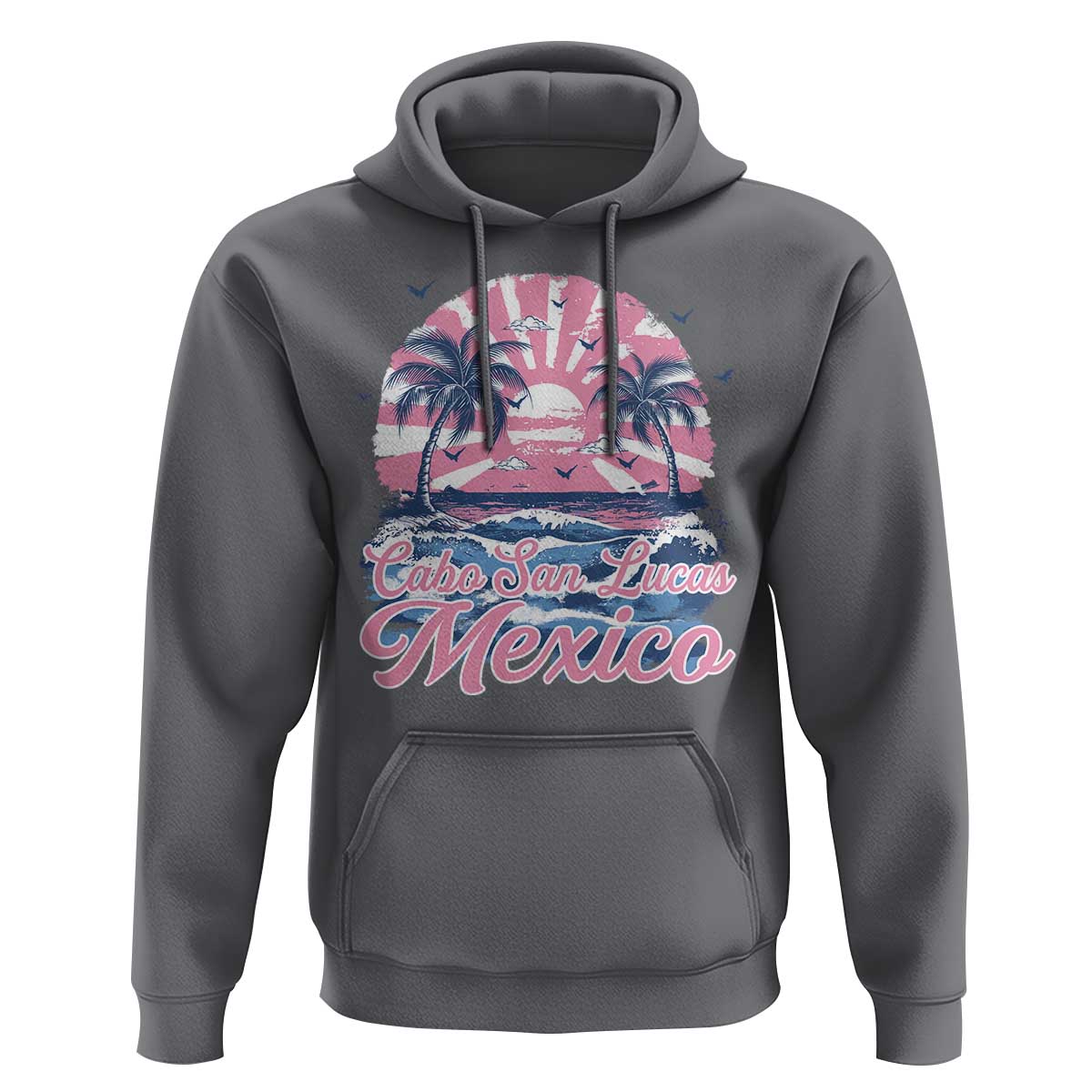 Cabo San Lucas Mexico Hoodie Vintage Retro Beach Summer Vacation Family Trip - Wonder Print Shop
