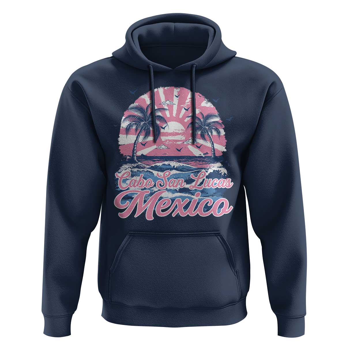 Cabo San Lucas Mexico Hoodie Vintage Retro Beach Summer Vacation Family Trip - Wonder Print Shop