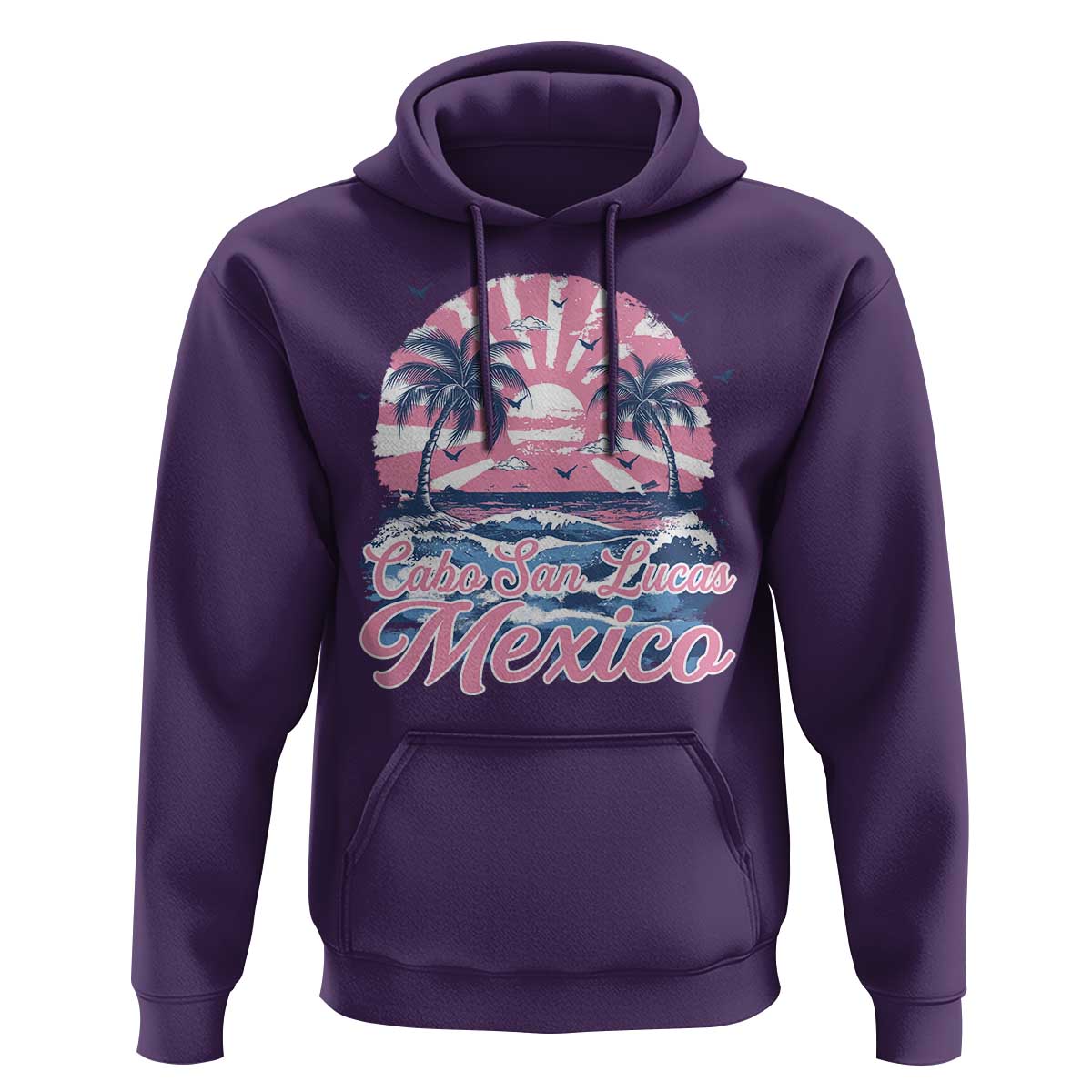Cabo San Lucas Mexico Hoodie Vintage Retro Beach Summer Vacation Family Trip - Wonder Print Shop