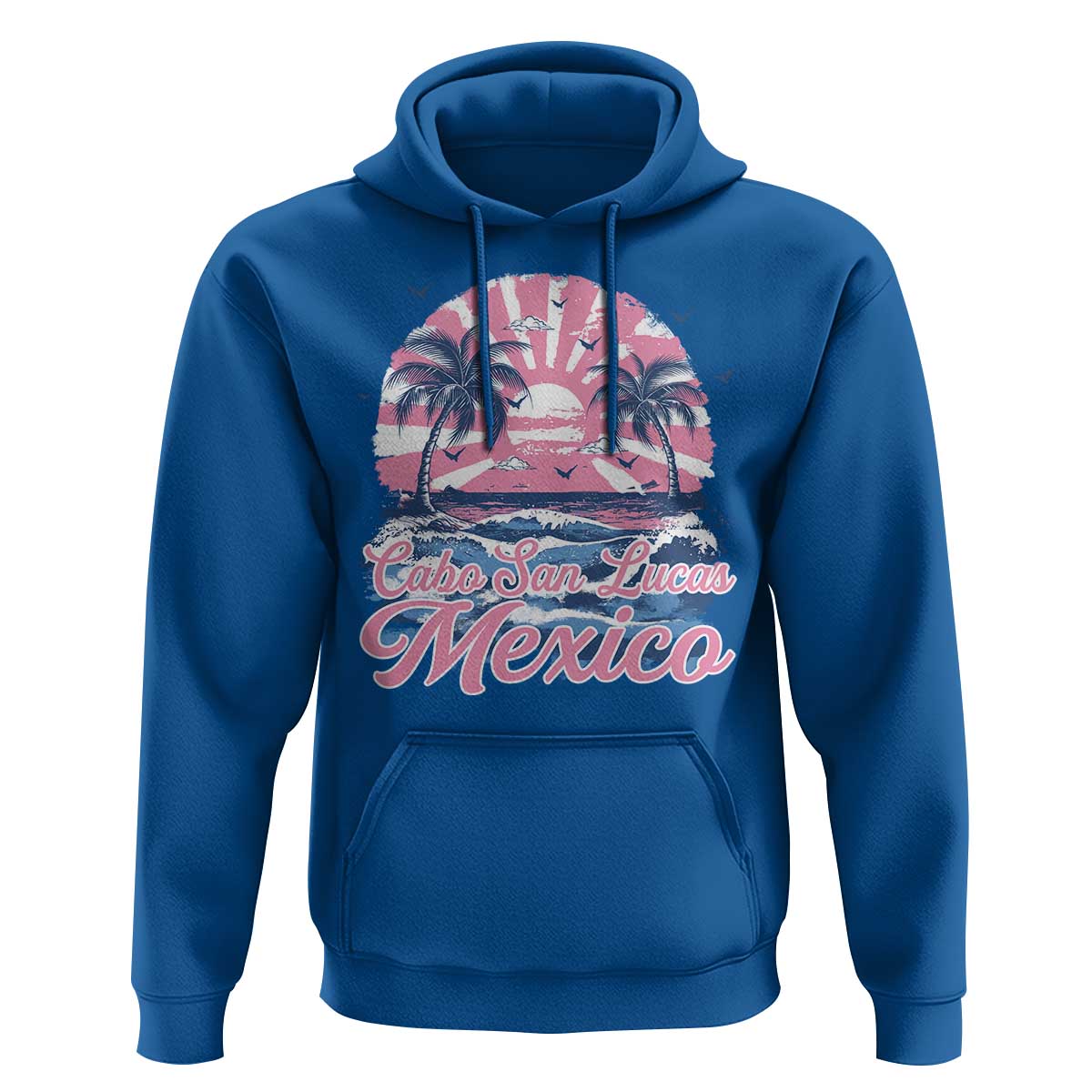 Cabo San Lucas Mexico Hoodie Vintage Retro Beach Summer Vacation Family Trip - Wonder Print Shop