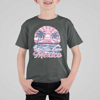 Cabo San Lucas Mexico T Shirt For Kid Vintage Retro Beach Summer Vacation Family Trip - Wonder Print Shop