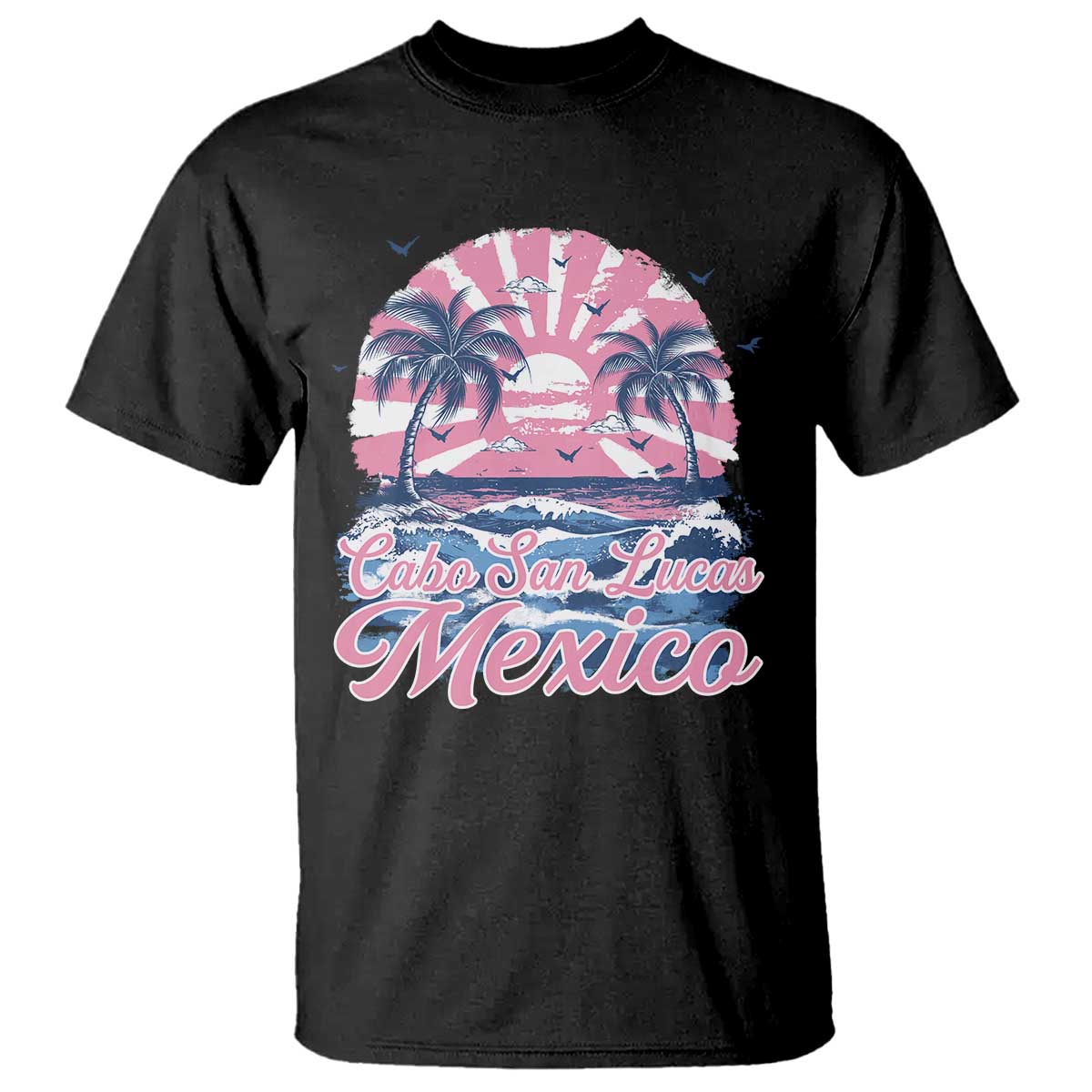 Cabo San Lucas Mexico T Shirt Vintage Retro Beach Summer Vacation Family Trip - Wonder Print Shop