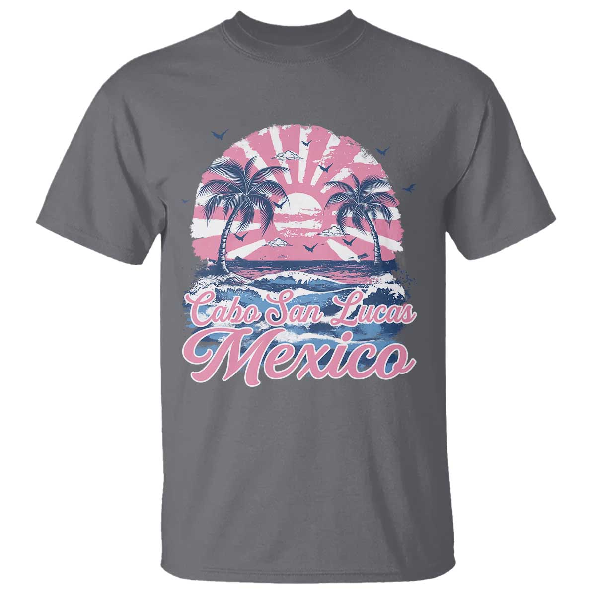 Cabo San Lucas Mexico T Shirt Vintage Retro Beach Summer Vacation Family Trip - Wonder Print Shop