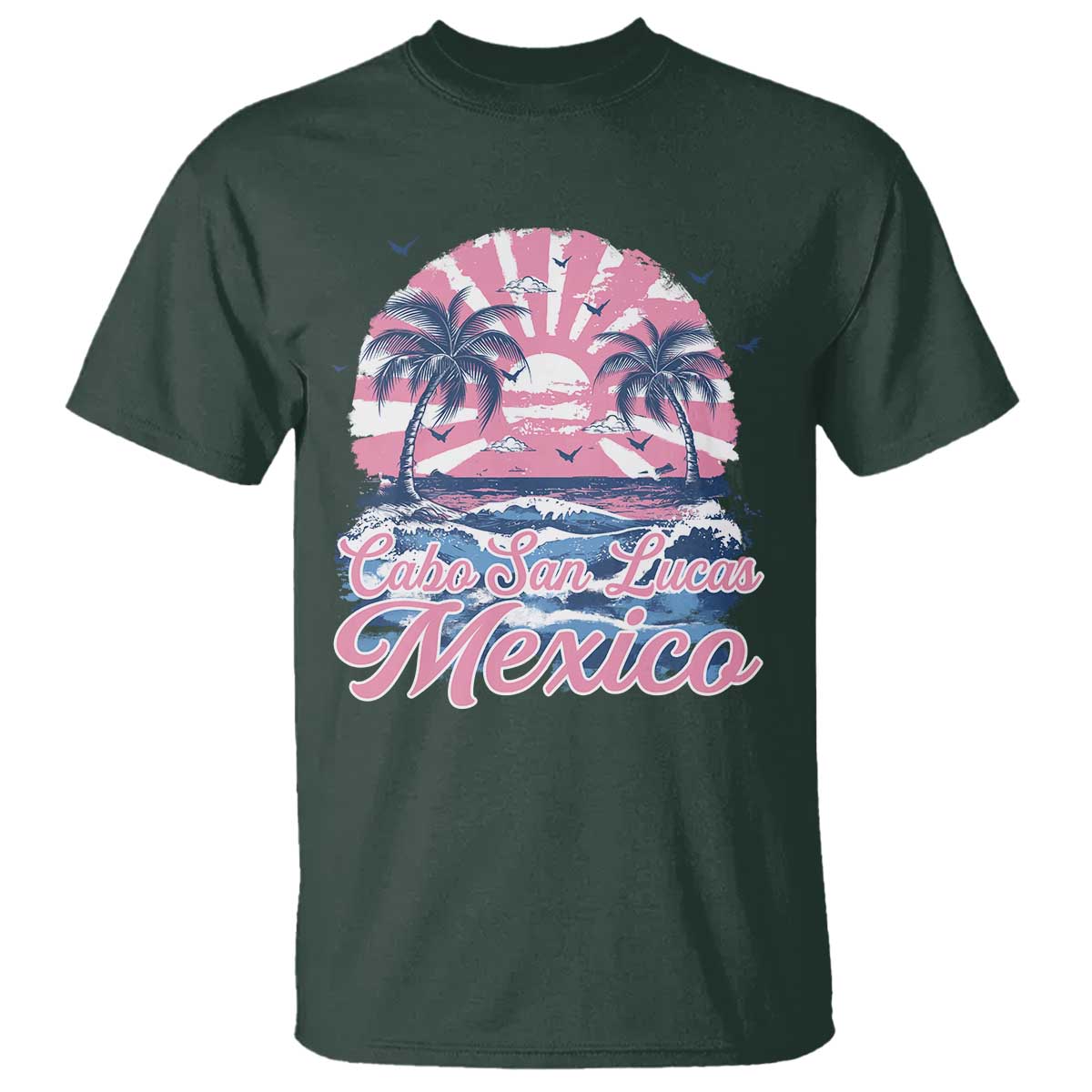 Cabo San Lucas Mexico T Shirt Vintage Retro Beach Summer Vacation Family Trip - Wonder Print Shop