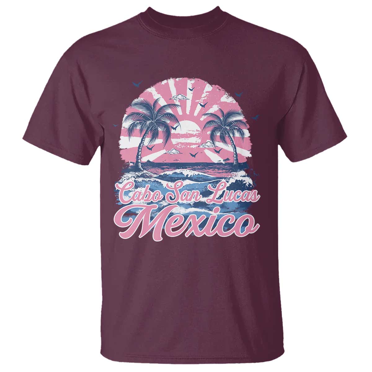 Cabo San Lucas Mexico T Shirt Vintage Retro Beach Summer Vacation Family Trip - Wonder Print Shop