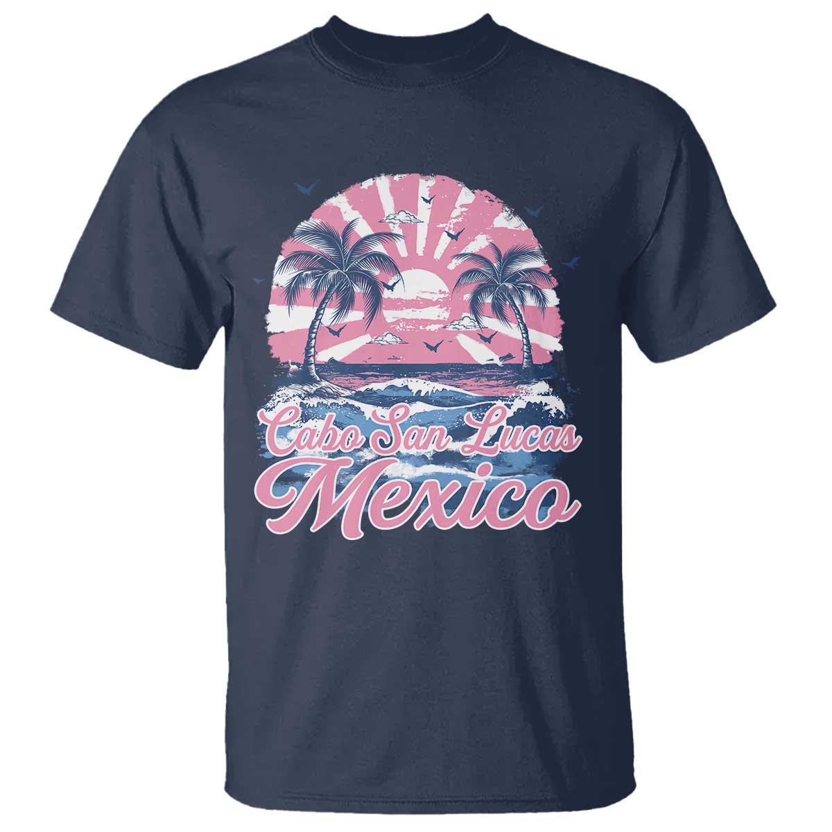 Cabo San Lucas Mexico T Shirt Vintage Retro Beach Summer Vacation Family Trip - Wonder Print Shop
