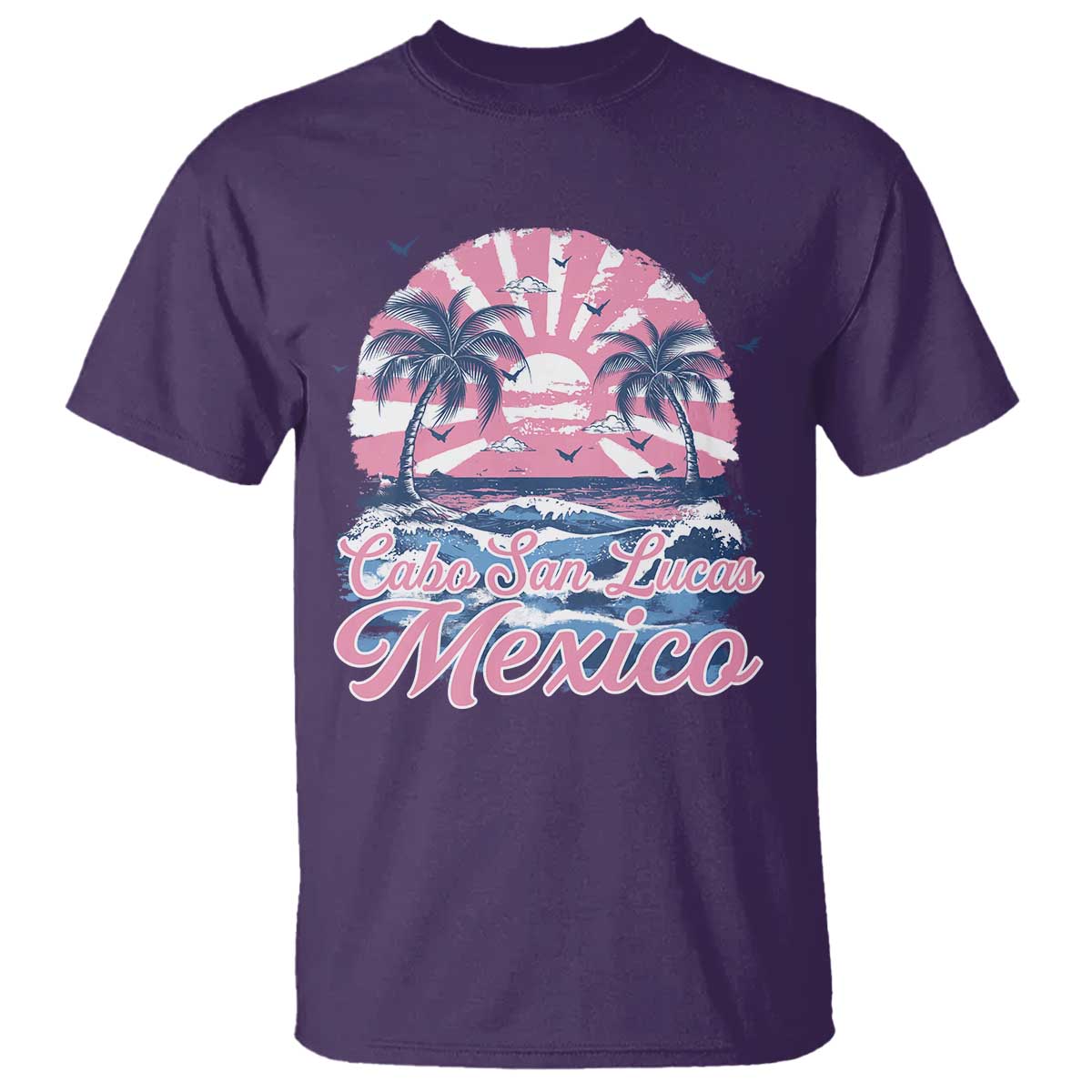 Cabo San Lucas Mexico T Shirt Vintage Retro Beach Summer Vacation Family Trip - Wonder Print Shop