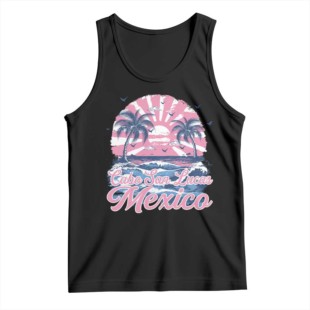 Cabo San Lucas Mexico Tank Top Vintage Retro Beach Summer Vacation Family Trip - Wonder Print Shop