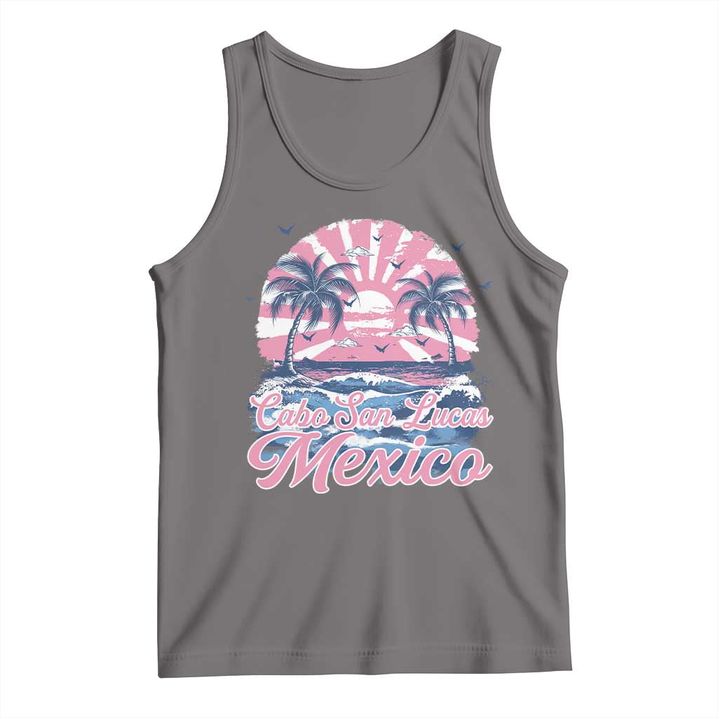 Cabo San Lucas Mexico Tank Top Vintage Retro Beach Summer Vacation Family Trip - Wonder Print Shop