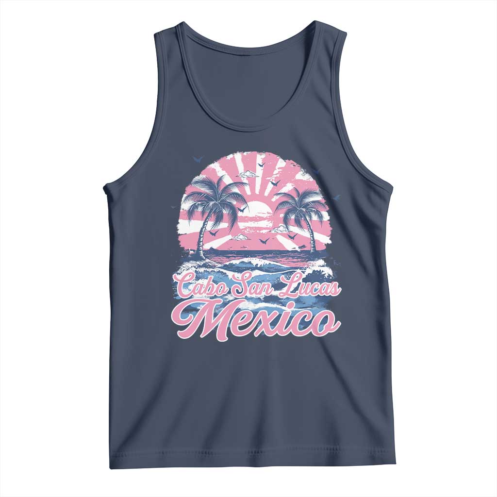 Cabo San Lucas Mexico Tank Top Vintage Retro Beach Summer Vacation Family Trip - Wonder Print Shop