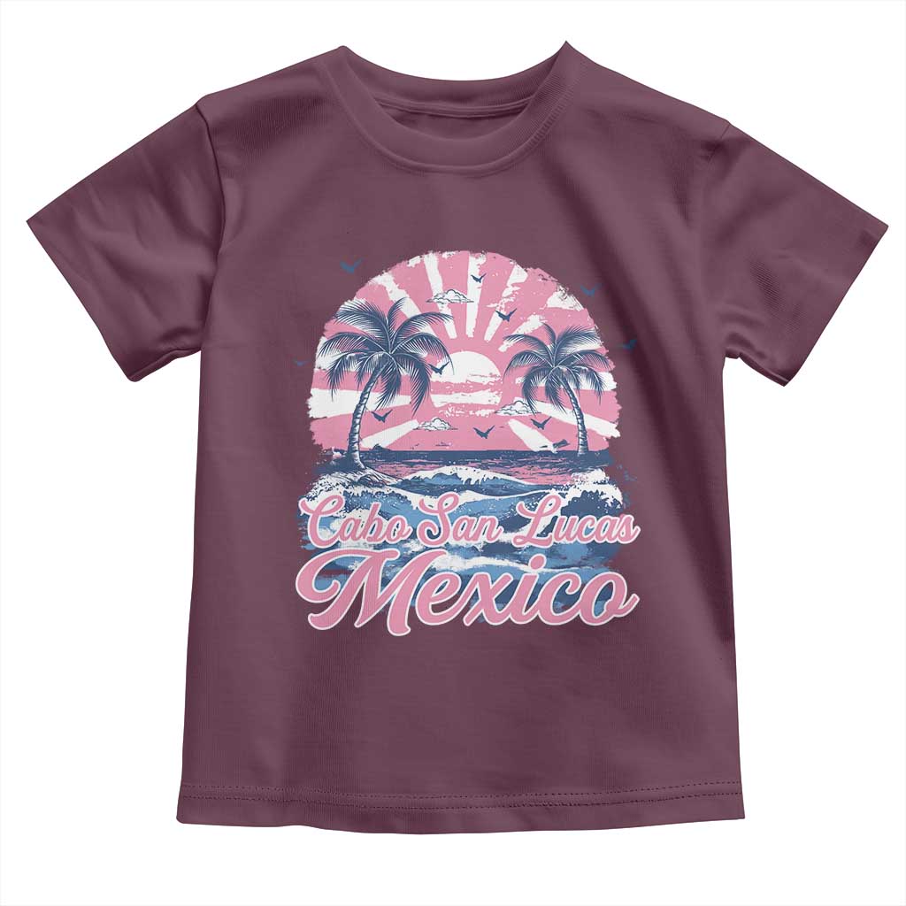 Cabo San Lucas Mexico Toddler T Shirt Vintage Retro Beach Summer Vacation Family Trip - Wonder Print Shop
