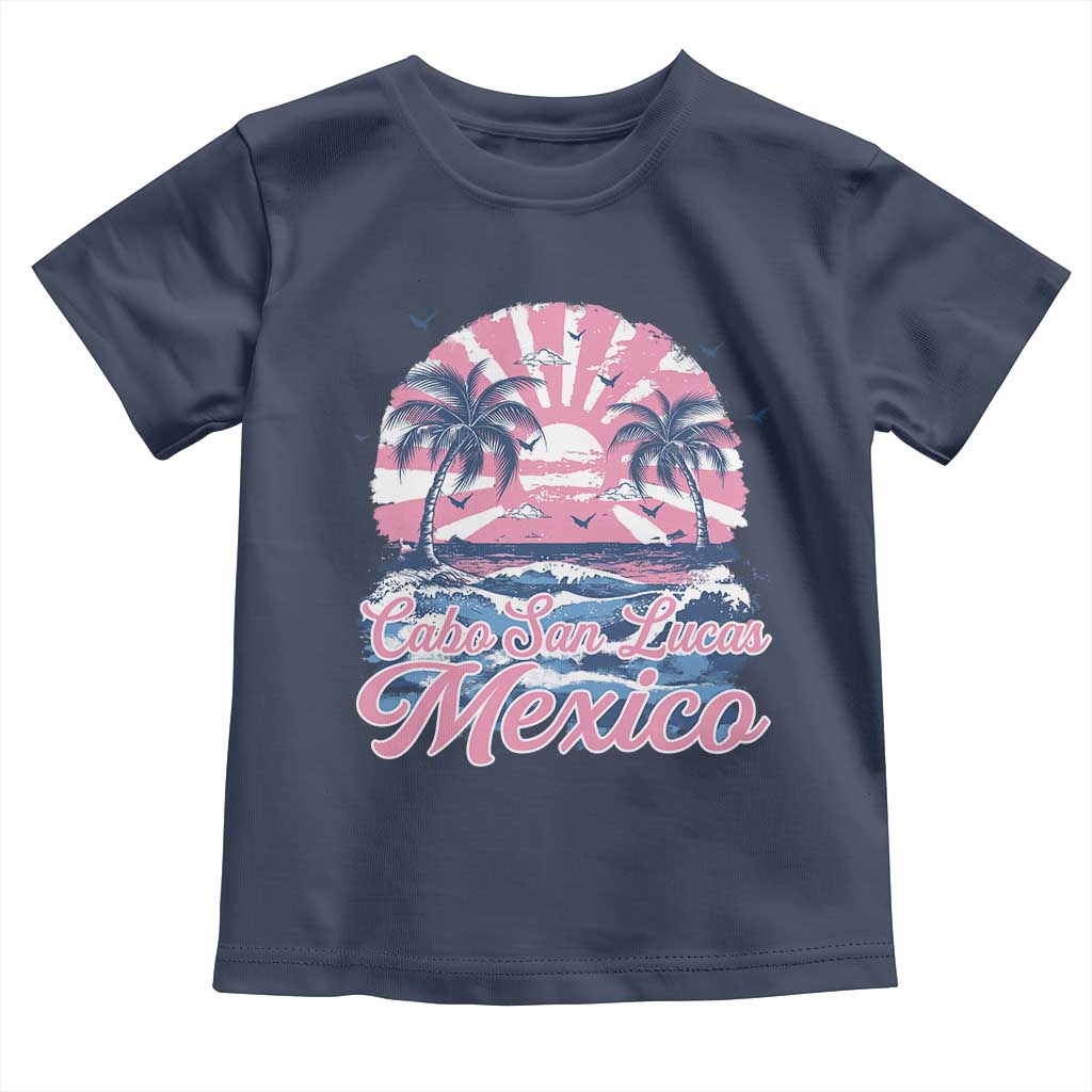 Cabo San Lucas Mexico Toddler T Shirt Vintage Retro Beach Summer Vacation Family Trip - Wonder Print Shop