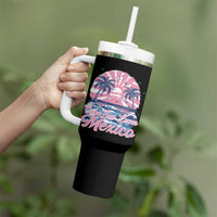 Cabo San Lucas Mexico Tumbler With Handle Vintage Retro Beach Summer Vacation Family Trip - Wonder Print Shop